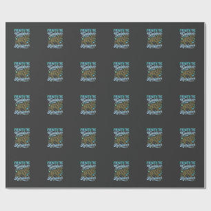 Golden Retriever Halloween Skull Pattern Dog Lover Wrapping Paper