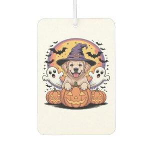 Golden Retriever Halloween Witch Dog Classic T-Shi Air Freshener
