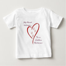 Golden Retriever Heart Belongs