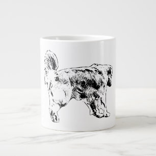 Golden Retriever Holiday Brew Large Coffee Mug