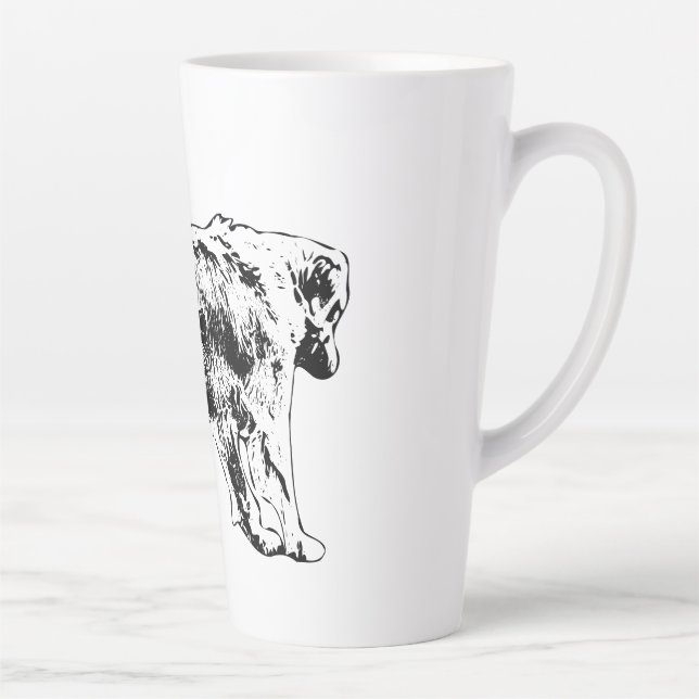 Golden Retriever Holiday Brew Latte Mug (Right)