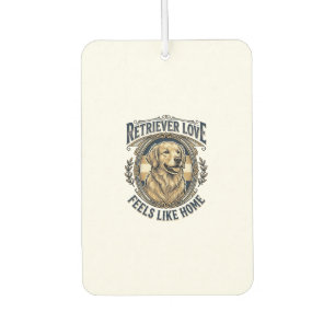 Golden Retriever Home Comfort Vintage Engraving Do Air Freshener