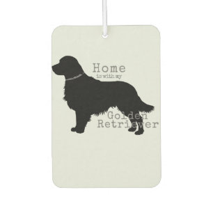 Golden Retriever Home is with my Golden Air Freshener