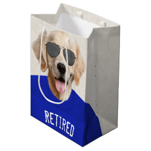 Golden Retriever Humour de retraite Moyenne sac ca