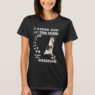 Golden Retriever Husky Dog Quote Mom Dad Print Cut T-Shirt