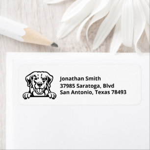 GOLDEN RETRIEVER   Image on Return Address