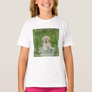 Golden Retriever In Wash Basin T-Shirt