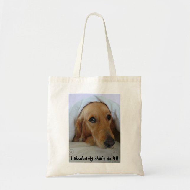 Golden Retriever, Innocent!! Tote Bag (Front)