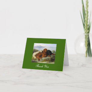 Golden Retriever, Irish & Gordon Setter Thank You Card