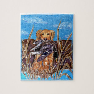 GOLDEN RETRIEVER JIGSAW PUZZLE