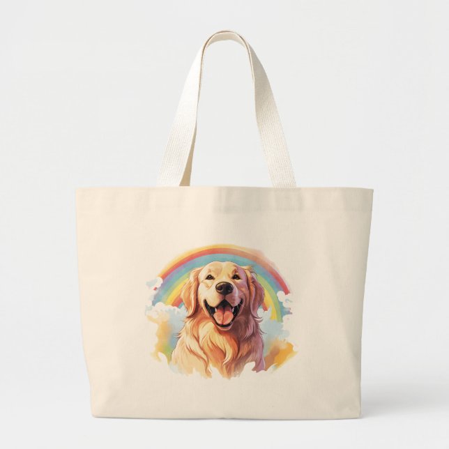 Golden Retriever Jumbo Tote (Front)