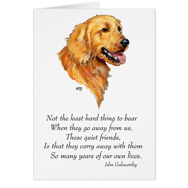 Golden Retriever Keepsake (Front)