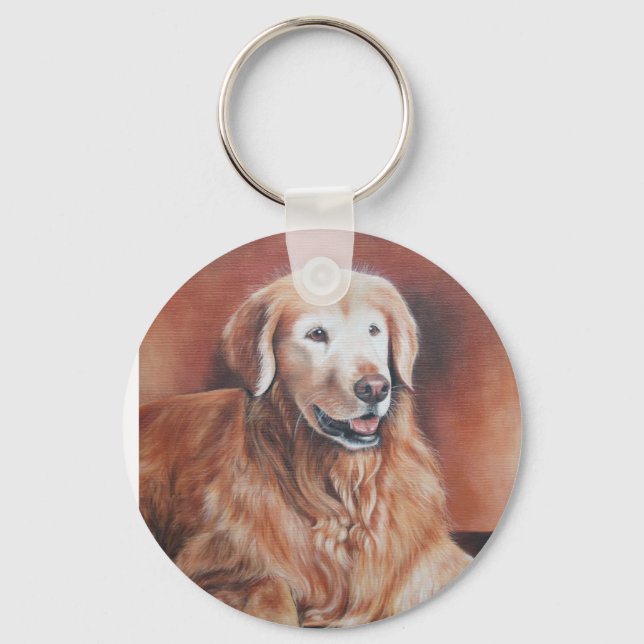 Golden Retriever Key Chain (Front)