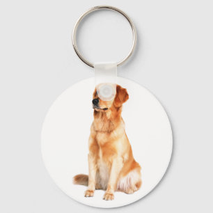 Golden Retriever Keychain