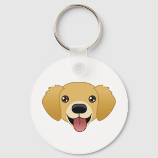 Golden Retriever Keychain