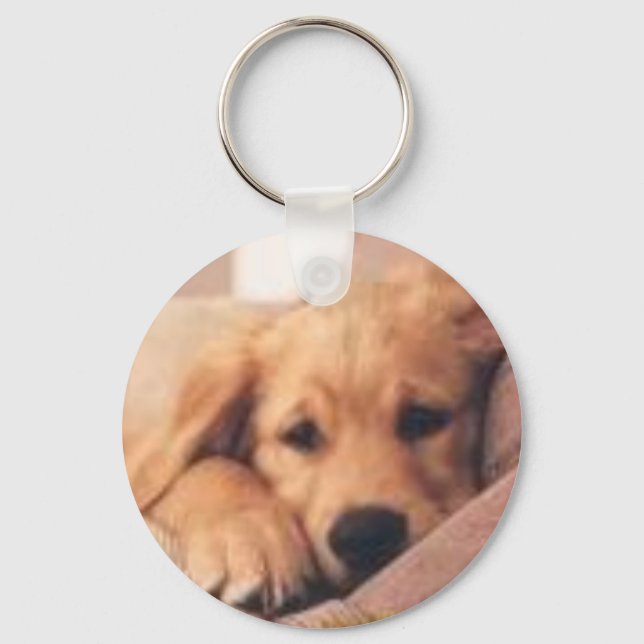 golden retriever keychain (Front)