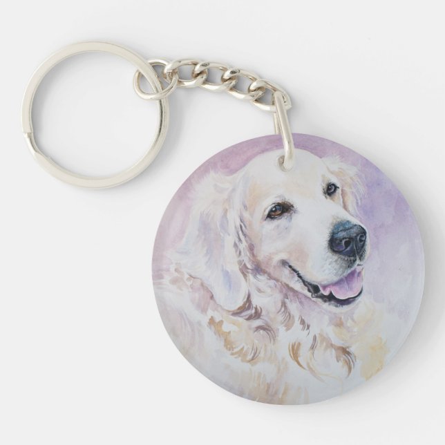 Golden retriever keychain (Front)