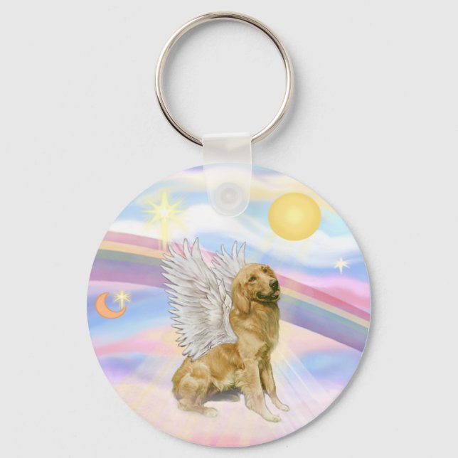 Golden Retriever Keychain (Front)