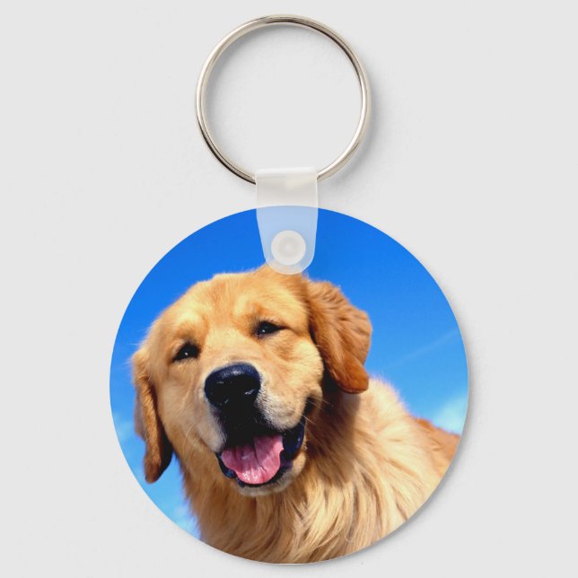 Golden Retriever Keychain (Front)