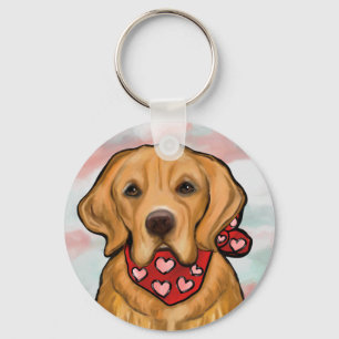 Golden Retriever Keychain