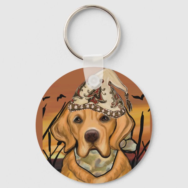 Golden Retriever  Keychain (Front)