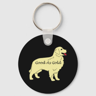 Golden Retriever Keychain