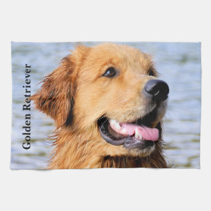 Golden Retriever Kitchen Towel