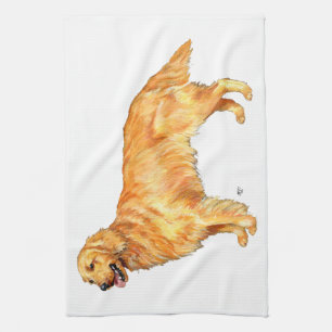 Golden Retriever Kitchen Towel