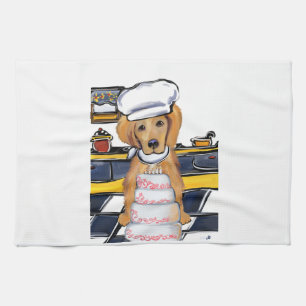 Golden Retriever Kitchen Towel