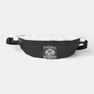 Golden Retriever Life Is Better Dog Fanny Pack