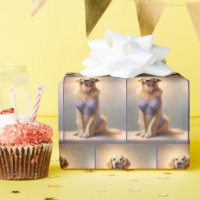 Golden Retriever Lingerie Model