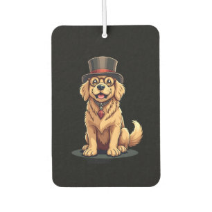 Golden Retriever Lover Dog Golden Retrievers Top H Air Freshener