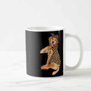 Golden Retriever Lover I Love Mom Tattoo Leopard M Coffee Mug