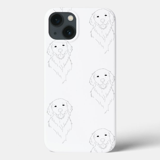 Golden retriever lover phone case (Back)