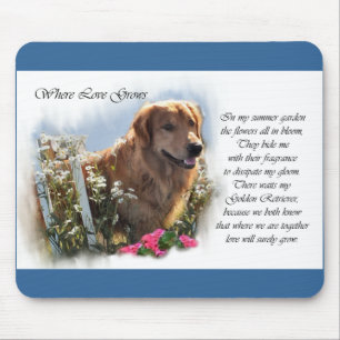 Golden Retriever Lovers Gifts Mouse Pad