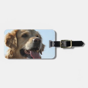 Golden Retriever Luggage Tag