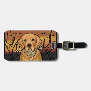 Golden Retriever Luggage Tag