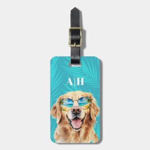 Golden Retriever Luggage Tag
