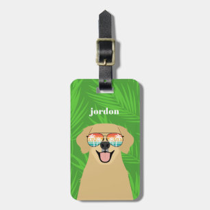 Golden Retriever Luggage Tags