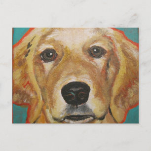 Golden Retriever - "Maddie" - Postcard