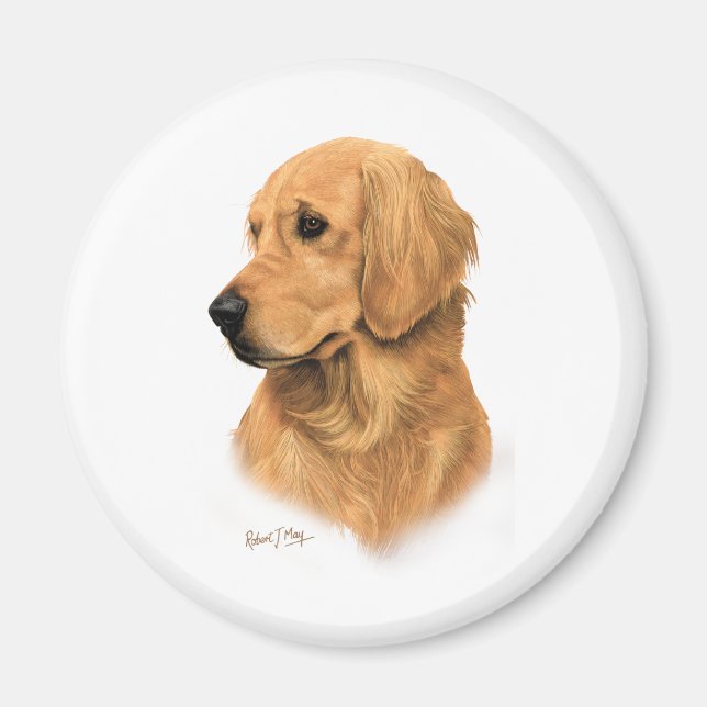 Golden Retriever Magnet (Front)