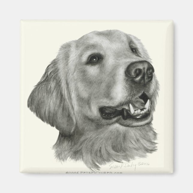 Golden Retriever Magnet (Front)