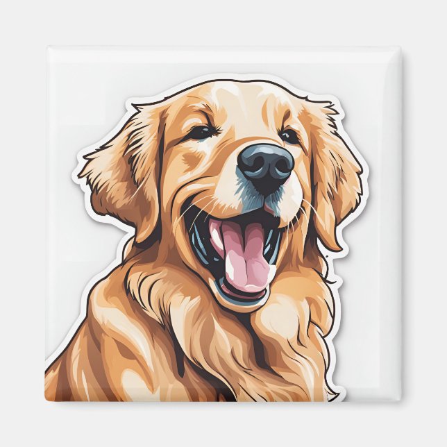 Golden Retriever  Magnet (Front)