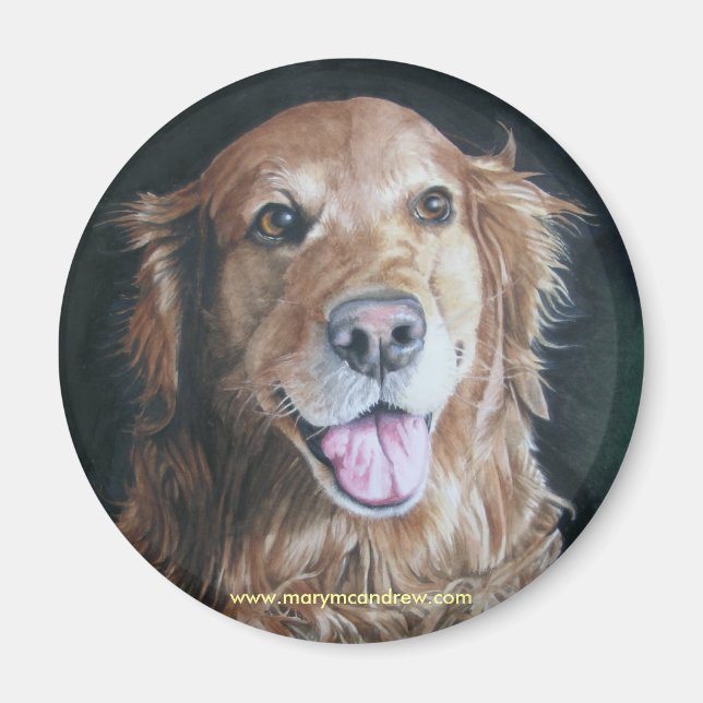 Golden Retriever Magnet (Front)