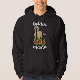 Golden Retriever Mama Sunflower Labrador Mom Lab Hoodie