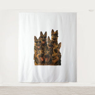 Golden Retriever 'Merica Sunglasses Tapestry