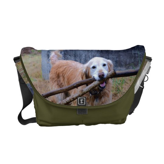 Golden Retriever Messenger Bag
