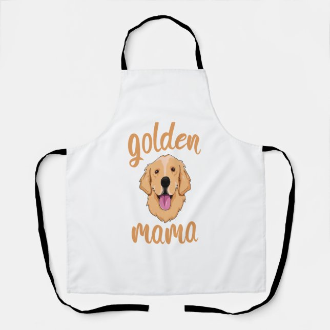 Golden Retriever Mom  Apron (Front)
