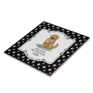 Golden Retriever Mom - Cute Dog Mom Tile