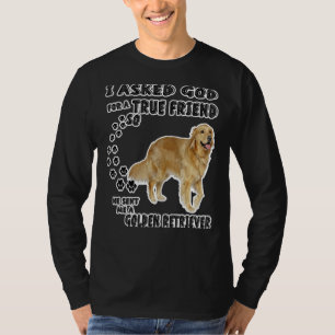 Golden Retriever Mom Dad Costume Cute T-Shirt